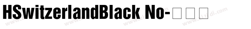 HSwitzerlandBlack No字体转换